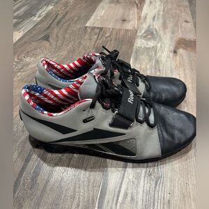 Reebok Men's Black and Gray CrossFit Shoes